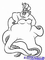 Ursula Coloring Pages Draw Drawing Step Ariel Disney Color Witch Sea Kids Getcolorings Drawings Printable Print Paintingvalley Getdrawings Hellokids sketch template