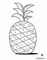 Pineapple Coloring Pages Drawing Printable Kids Easy Print Template Color Fruit Dna Stencil Sheet Sheets Hellokids Cartoon Keyboard Piano Book sketch template