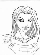 Supergirl Timeless Miracle sketch template