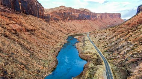 drone    colorado river  utah state route   moab december