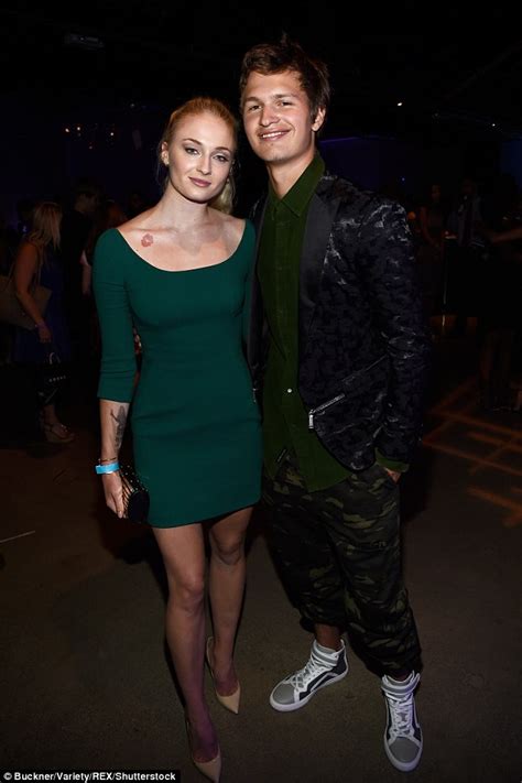 game of thrones sophie turner wears chic little green dress at variety s hollywood event