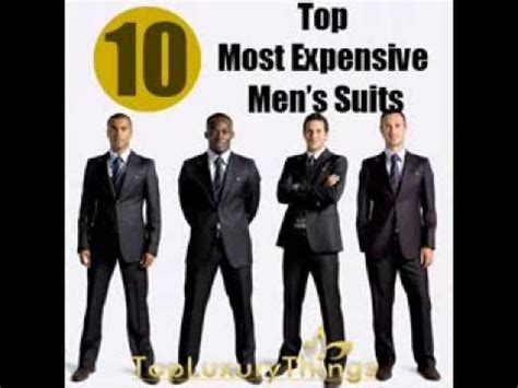 top   expensive mens suits youtube