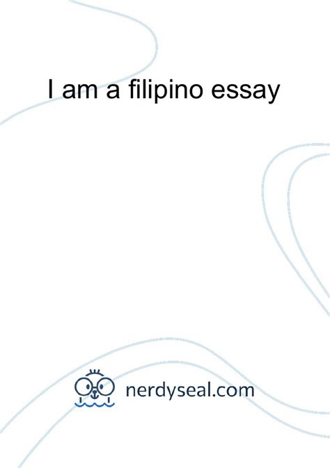 filipino essay  words nerdyseal