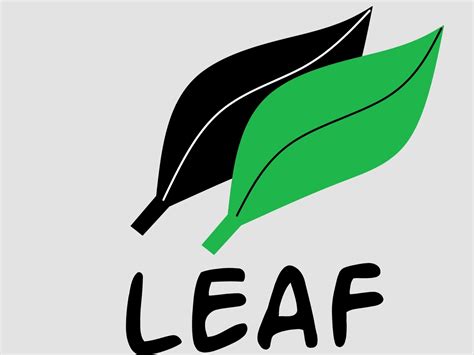 leaf logo  soni  dribbble