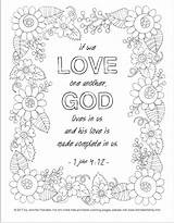 Valentines Gods Coloringhome Flandersfamily Colouring sketch template