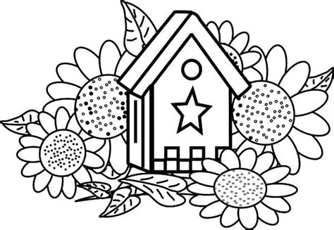 sunflower field coloring pages coloring pages