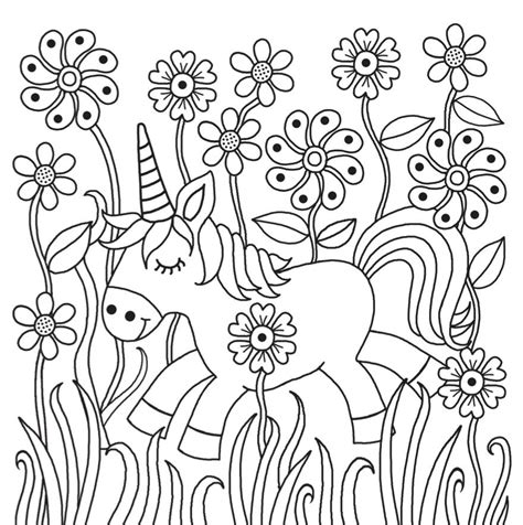 unicorn coloring pages flower coloring pages coloring book pages