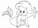 Ariel Pages Baby Coloring Deviantart Colouring Drawing Printable Getcolorings Color Print Getdrawings sketch template