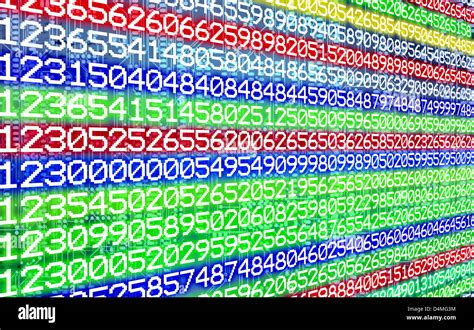 jumbled numbers  res stock photography  images alamy