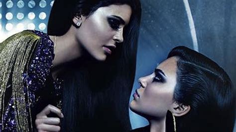 kendall and kylie jenner almost kiss in seductive campaign for balmain