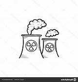 Drawing Plant Nuclear Power Getdrawings sketch template
