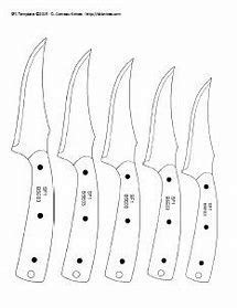 image result  printable knife templates knife patterns knife