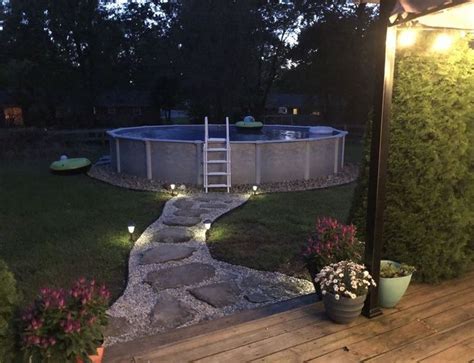 diy pool  backyard decorating ideas  ground pool