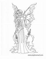 Fairy Amy Brown Coloring Pages Choose Board Faery Fairies sketch template