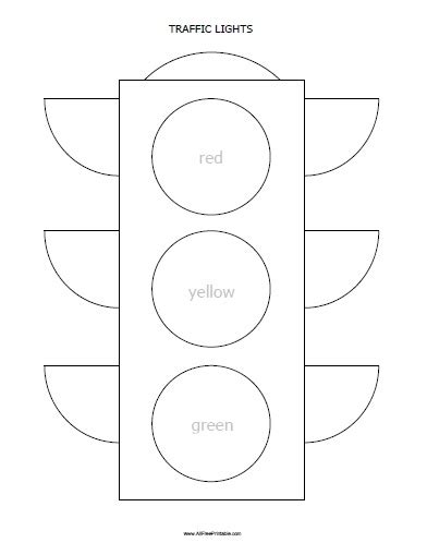 traffic lights coloring page  printable traffic light traffic