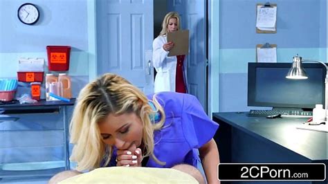 horny nurse marsha may and busty doctor alexis fawx give head to a patient xvideos