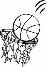 Basketball Coloring Pages Goal Ball Playing Drawings Printable Color Sheets Going Hoop Sports Team Drawing Board Print Players Kids Wecoloringpage sketch template