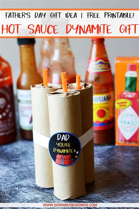 father s day hot sauce t diy free printable labels