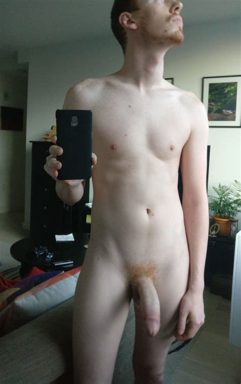 hard cock with cut and pelvis with hair redhead