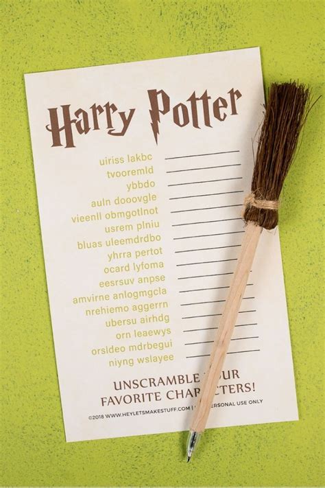 magical harry potter printables harry potter theme party harry