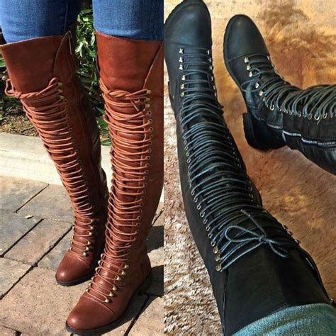 thigh high combat boots lace up boots thigh high combat boots shoes