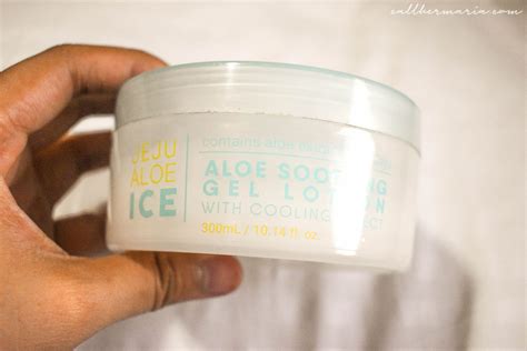 fresh skinlab jeju aloe ice soothing gel lotion review