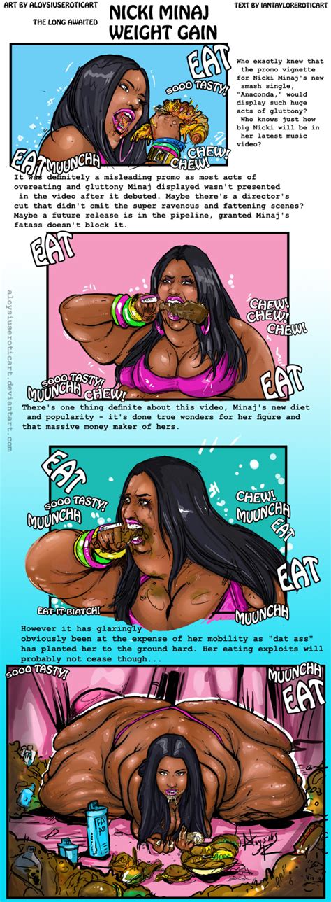 Nicki Minaj Weight Gain Comic By Aloysiuseroticart Tumbex