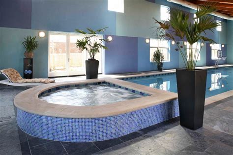 Highland Park Indoor Swimming Pool And Hot Tub Modern