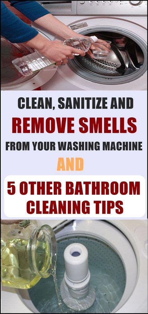clean sanitize  remove smells   washing machine