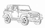 Jeep Coloring Pages Truck Renegade Car Books sketch template