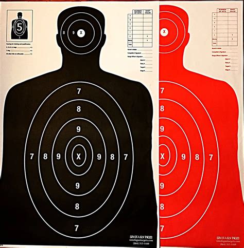 buy  paper shooting targets silhouette gun range rifle pistol