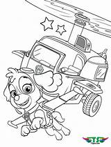 Patrol Paw Skye Coloring Pages Tsgos sketch template