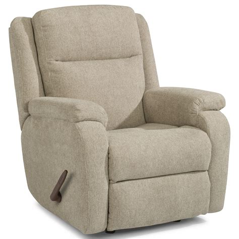 flexsteel magnus casual swivel gliding recliner  pillow arms williams kay recliners
