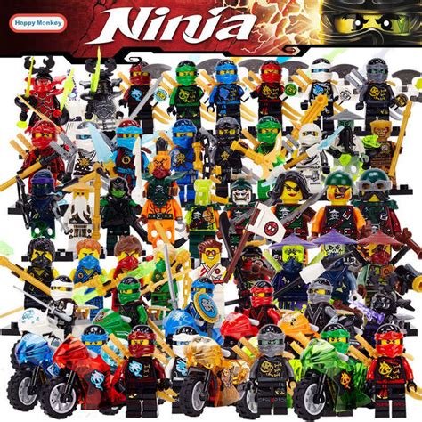 Ninja Kai Jay Zane Cole Lloyd Carmadon Ninjago Figures Building Blocks