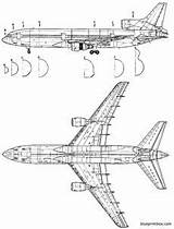 Lockheed Tristar 1011 Blueprints Blueprint Plans Plan Model Blueprintbox Category Related Nighthawk Aerofred sketch template