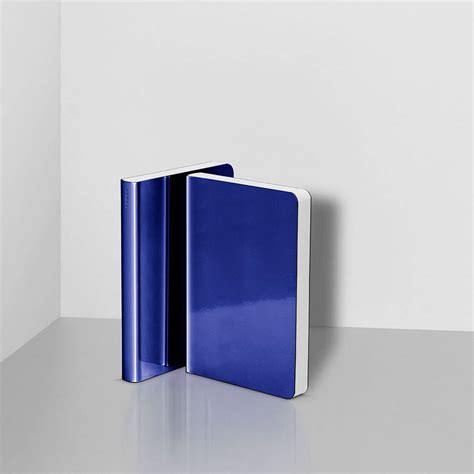 metallic blue notebook  stone notonthehighstreetcom