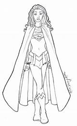 Coloring Pages Supergirl Printable Superwoman Super Drawing Girl Superheroes Print Superhero Sheets Kids Hero Color Girls Women Books Book Adults sketch template