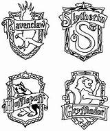 Gryffindor Hogwarts Potter sketch template
