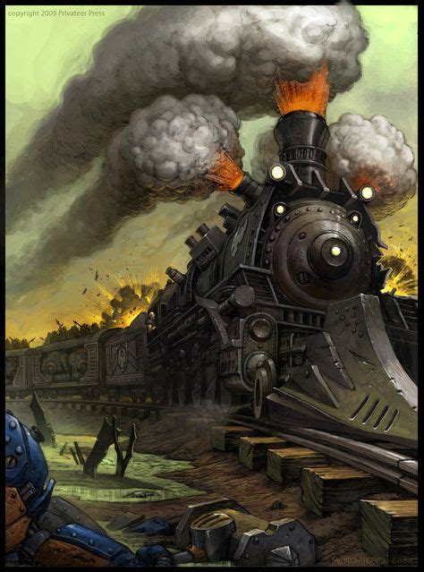 Steampunk Train Concept Art Pinterest Concept Art