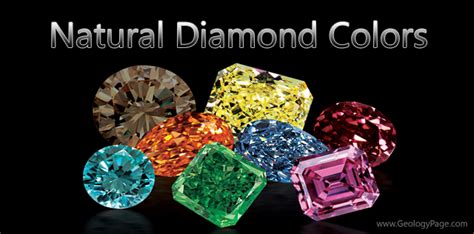 natural diamond colors geology page