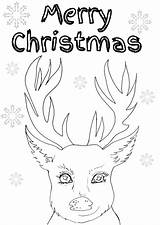 Rudolf sketch template