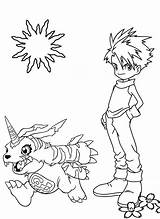 Digimon Coloring Pages Cartoons Lineart Advertisement Book sketch template