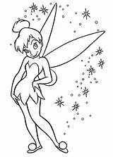 Tinkerbell Coloring Pages Pixie Pinkalicious Tinker Christmas Bell Disney Glowing Print Around Color Printable Fairy Kids Netart Halloween Peter Dixie sketch template