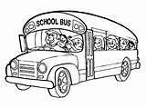 Bus School Coloring Driver Pages Bring Student Color sketch template