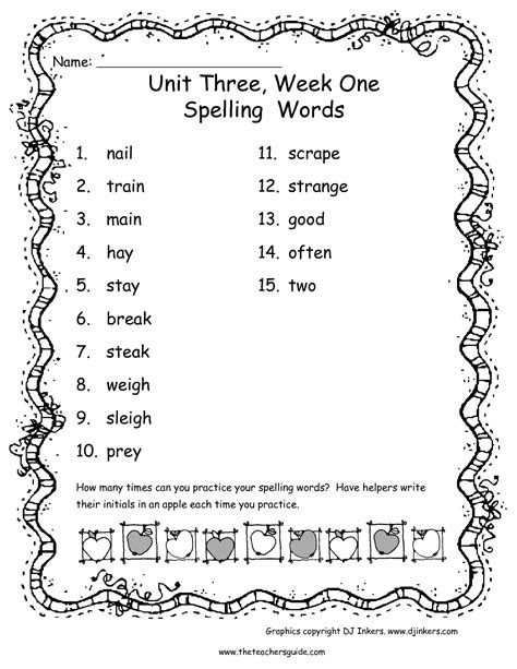 spelling words printable worksheets printable world holiday