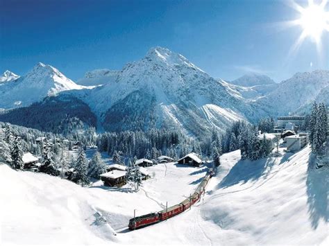 wwwausflugszielech region graubuenden im winter