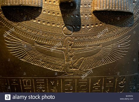 Sky Goddess Nut Nuit Egypt Sarcophagus Museum 525 Bc Stock