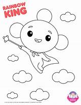 Rainbow True Coloring Kingdom Pages King Printable Print sketch template
