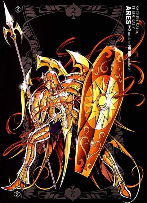 Anime Ares Greek God Of War Cavalieri Zodiaco
