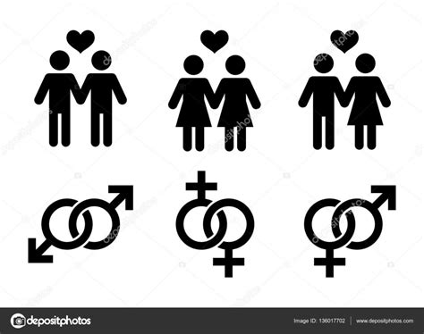 同性伴侣，平面图标 — 图库矢量图像© kharlamova lv 136017702